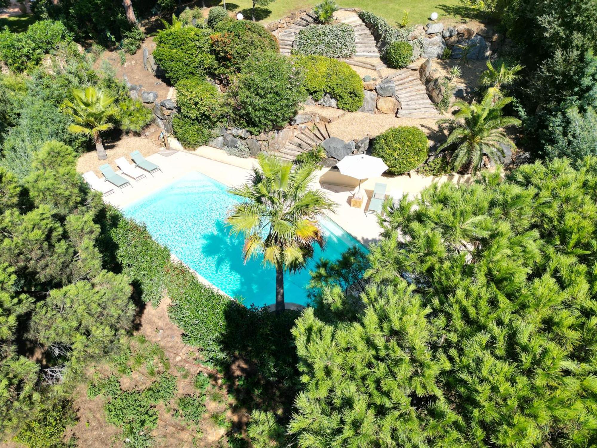 Villa Boca A Gigaro - Avec Vue Et Piscine Chauffee Ла Кроа Валмер Екстериор снимка