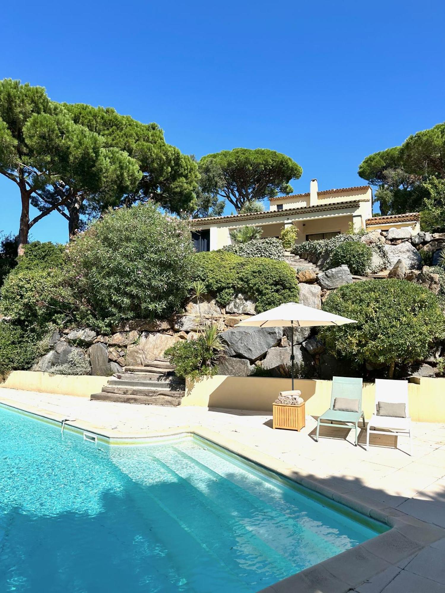 Villa Boca A Gigaro - Avec Vue Et Piscine Chauffee Ла Кроа Валмер Екстериор снимка