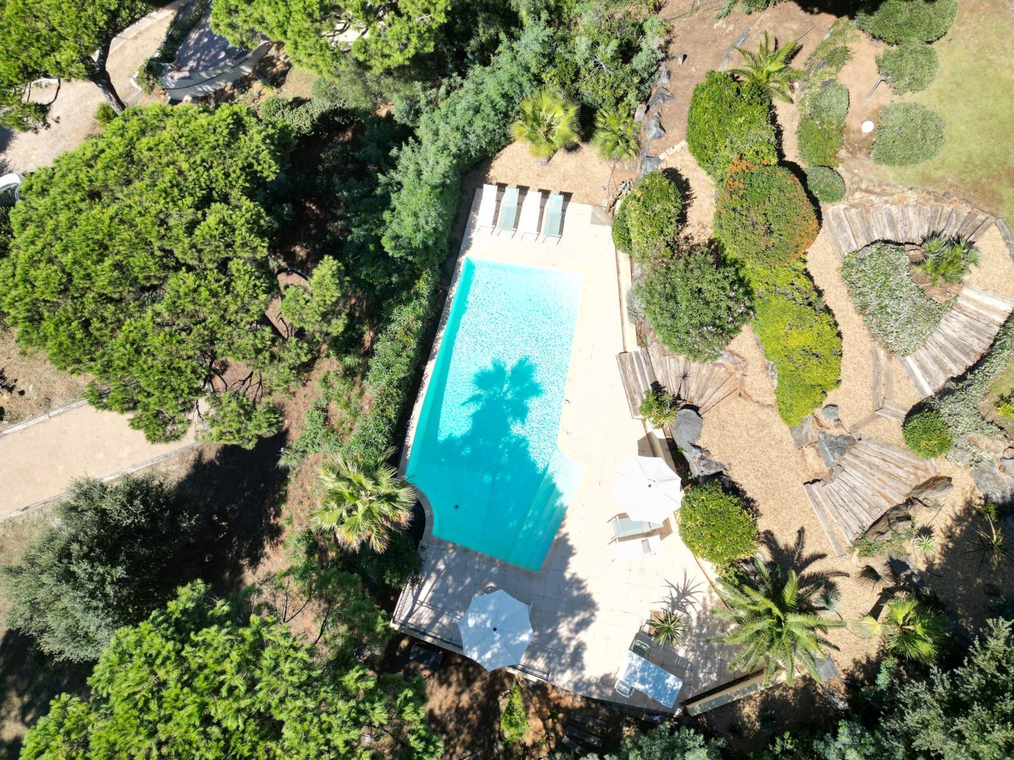 Villa Boca A Gigaro - Avec Vue Et Piscine Chauffee Ла Кроа Валмер Екстериор снимка