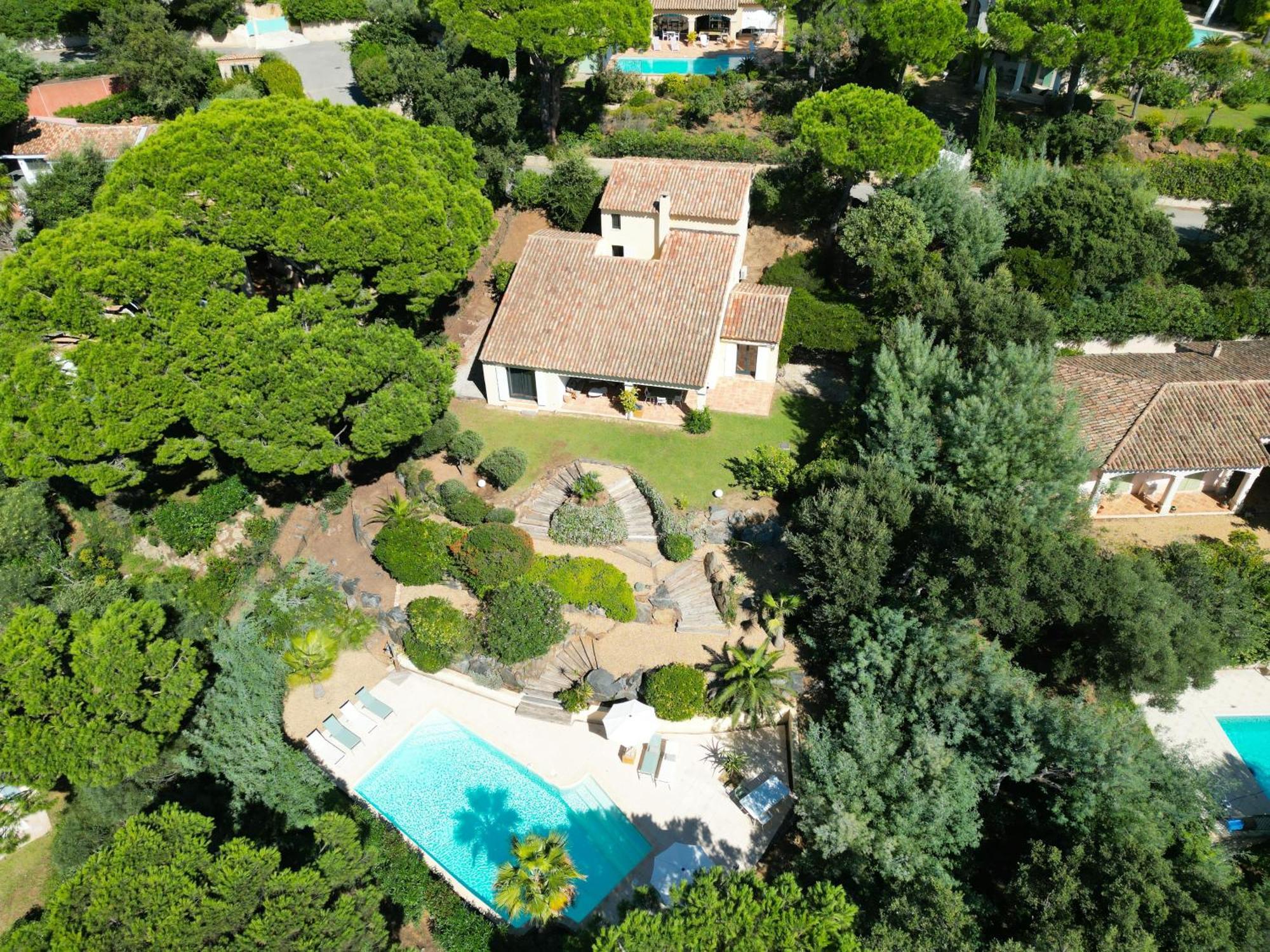 Villa Boca A Gigaro - Avec Vue Et Piscine Chauffee Ла Кроа Валмер Екстериор снимка